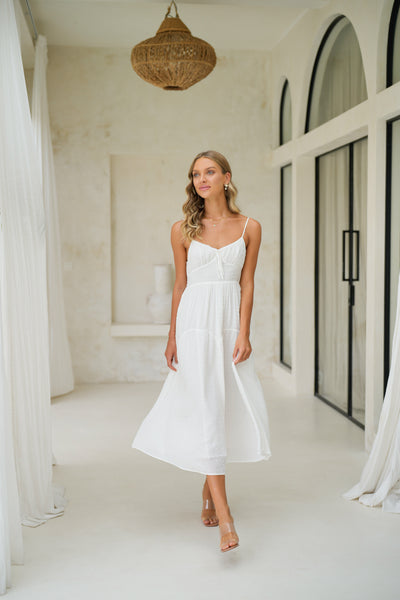 Keep It Simple Maxi Dress White
