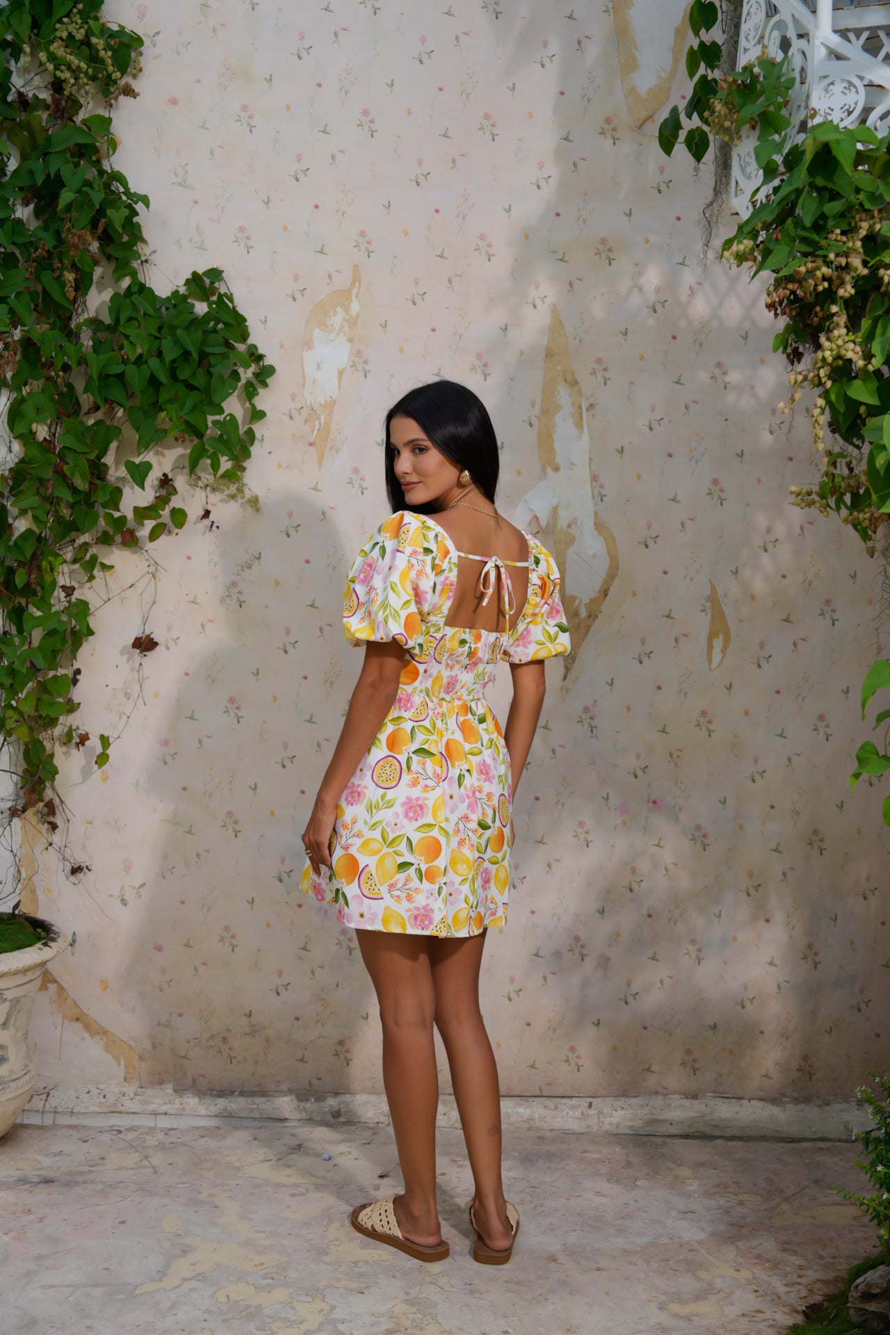 Lemon Punch Mini Dress