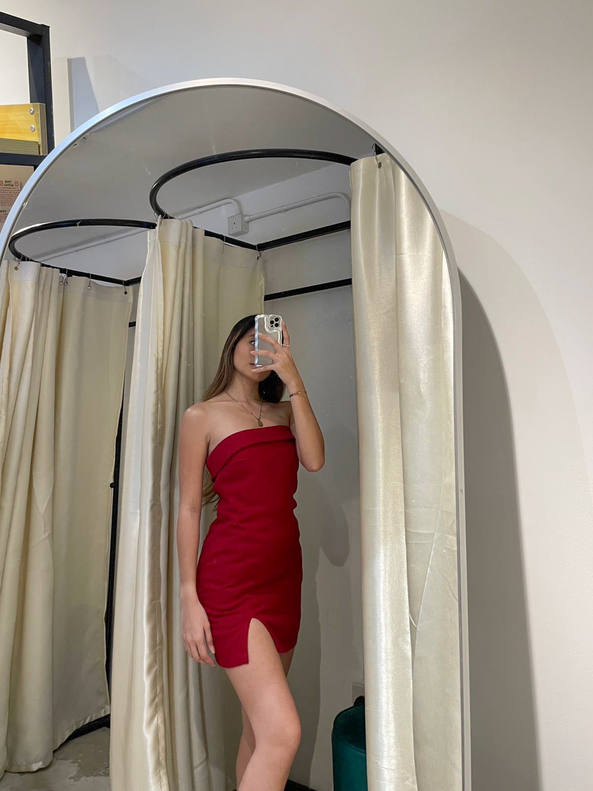 Amelia Red Mini Dress