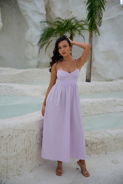 Day Dreaming Lilac Maxi Dress