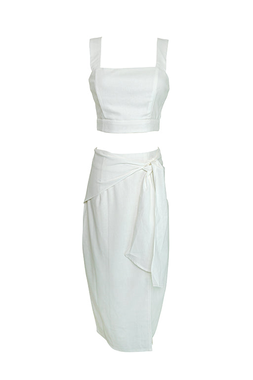 Oh My Girl White Skirt Set